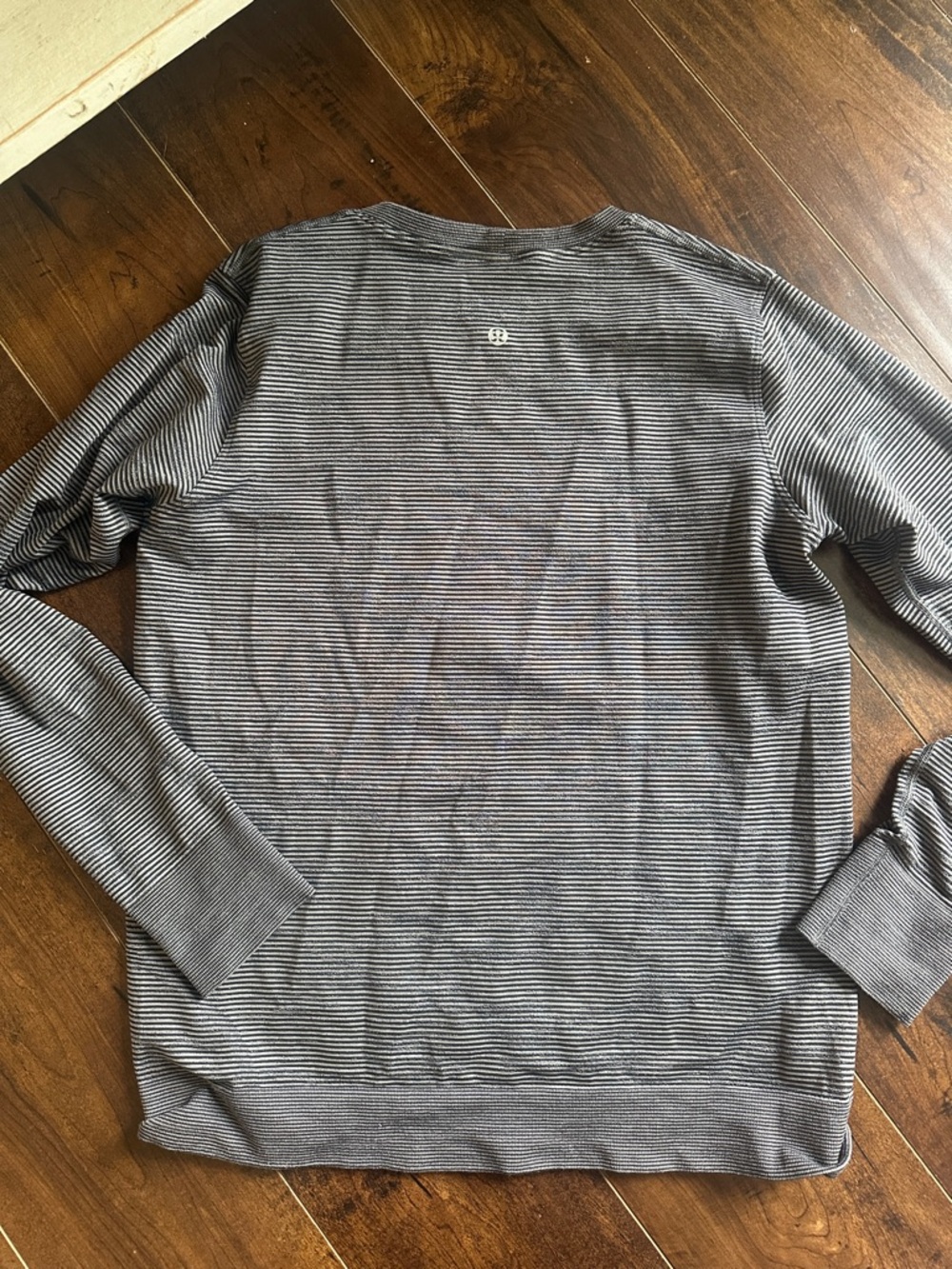 Striped Crewneck long sleeve with Lululemon Logo